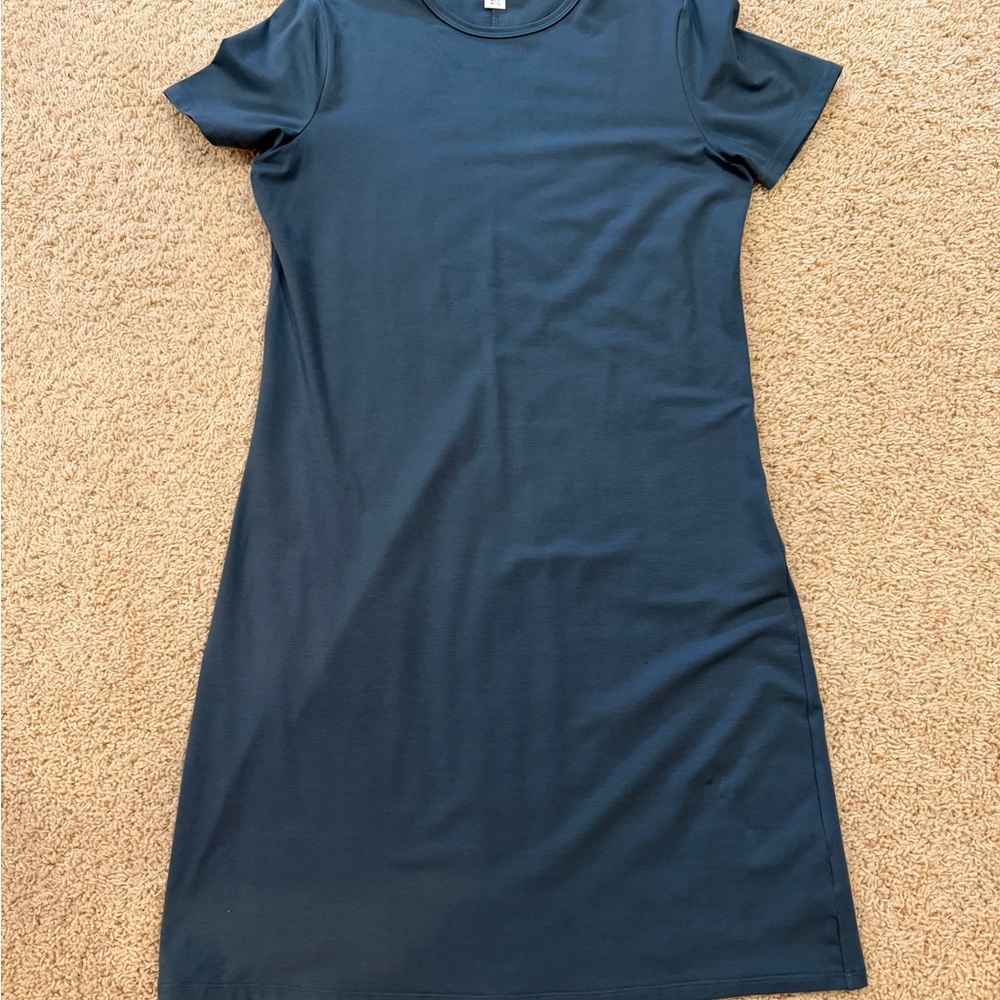 Athleta Short-Sleeve Midi Dress
